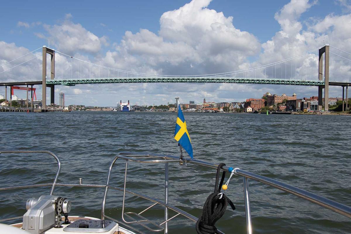 Brücke, das Tor zu Göteborg öffnet sich