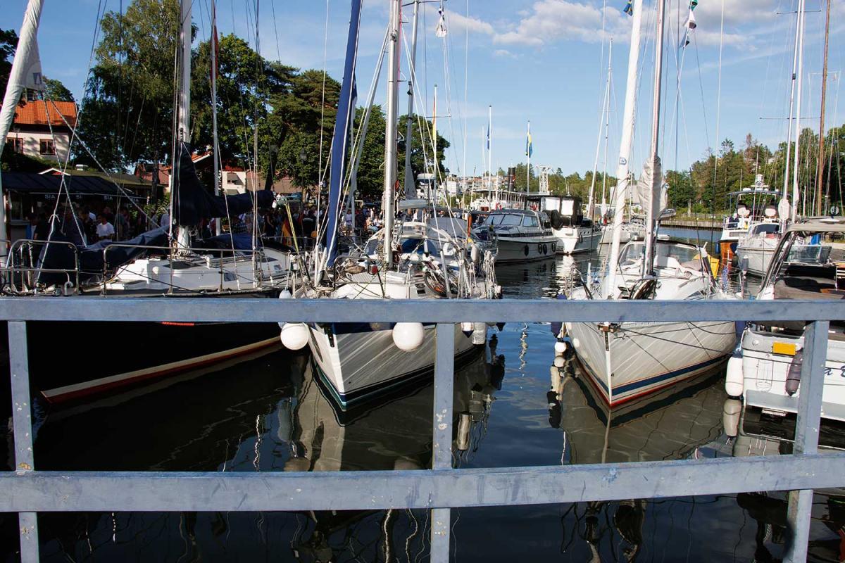 kleiner Hafen Åkerssjo erreicht