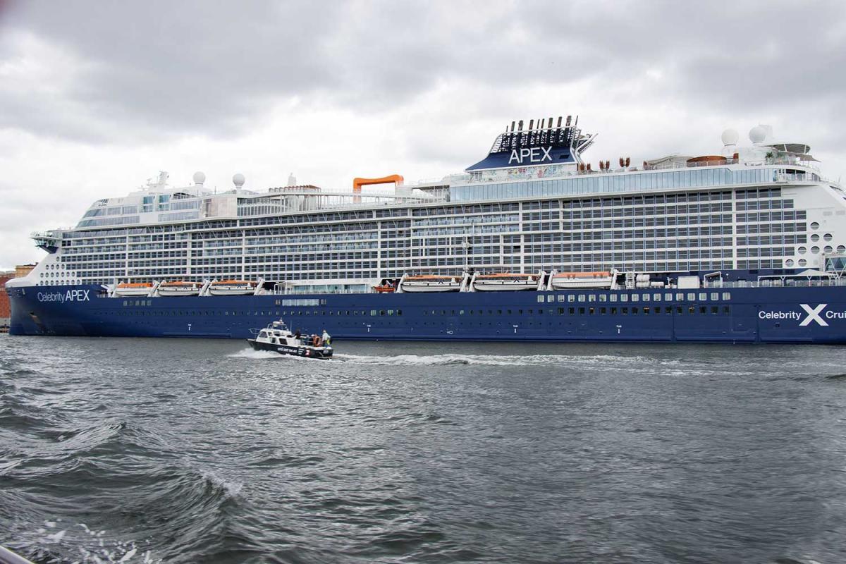 Kreuzfahrtschiffe fehlen auch in Stockholm nicht
