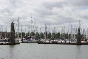 Einfahrt in Jachthaven Lelystad im Stadteil Lelystad Haven