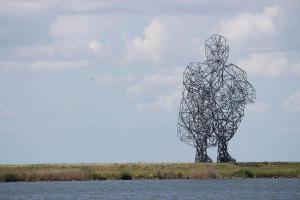 Lelystad, Kunst am Damm