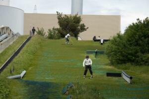 Blaue Piste für Anfänger