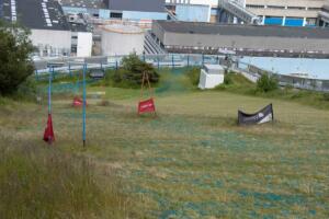 ausgesteckter Slalom