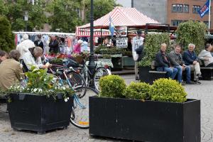 Männer auf der Bank haben mich beim Ablichten erwischt