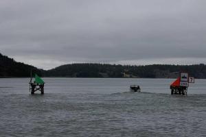 Überquerung der Fährlinie