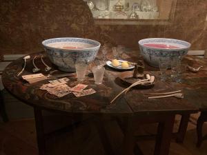 Aufgetischt für die Herren, Punsch war Mode