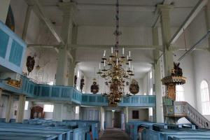 blaue Farbe dominiert