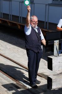 Signal für die Weiterfahrt