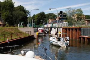 Schleuse Steinhavel im 2022 gebaut