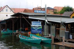 Fischerhof vor der Schleuse