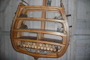 der Ballast von 120 to Steinen war zu wenig 