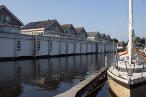 Reihenhäuser mit Bootshaus 